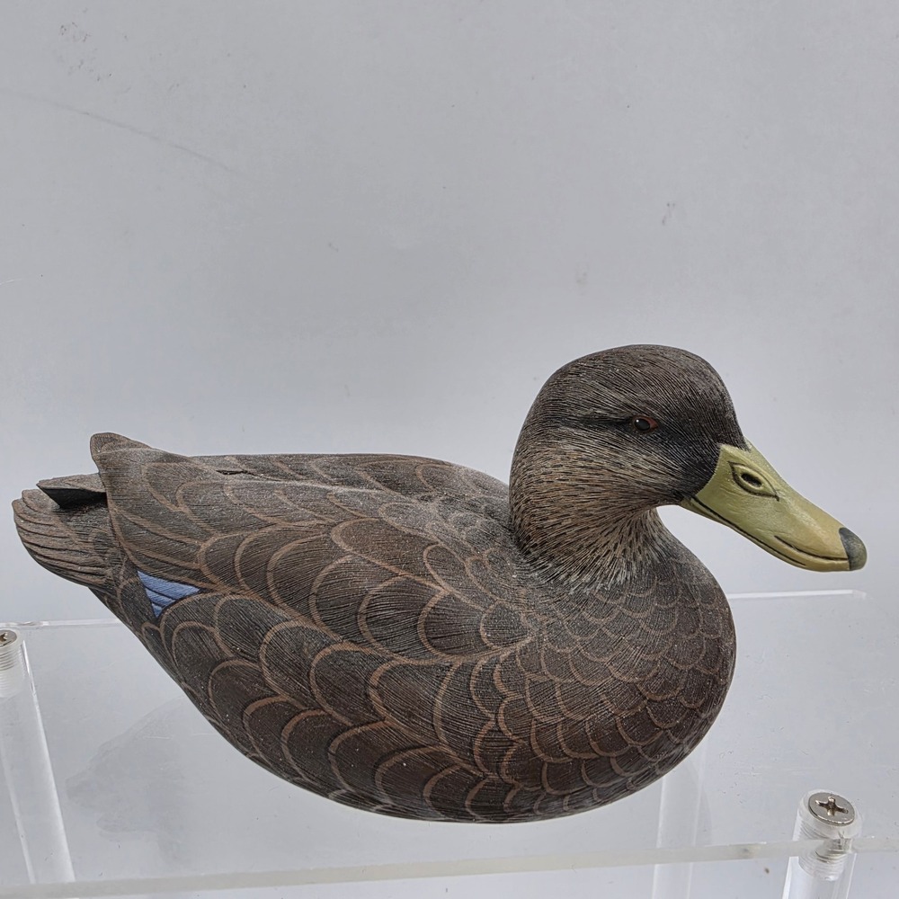 Danbury Mint Black Duck North American Duck Decoy Limited Ed George Kruth